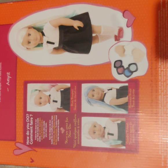 NEW! Our generation doll Deco collection Amya Fashionable Fun Hair Style Guide - Picture 6 of 8